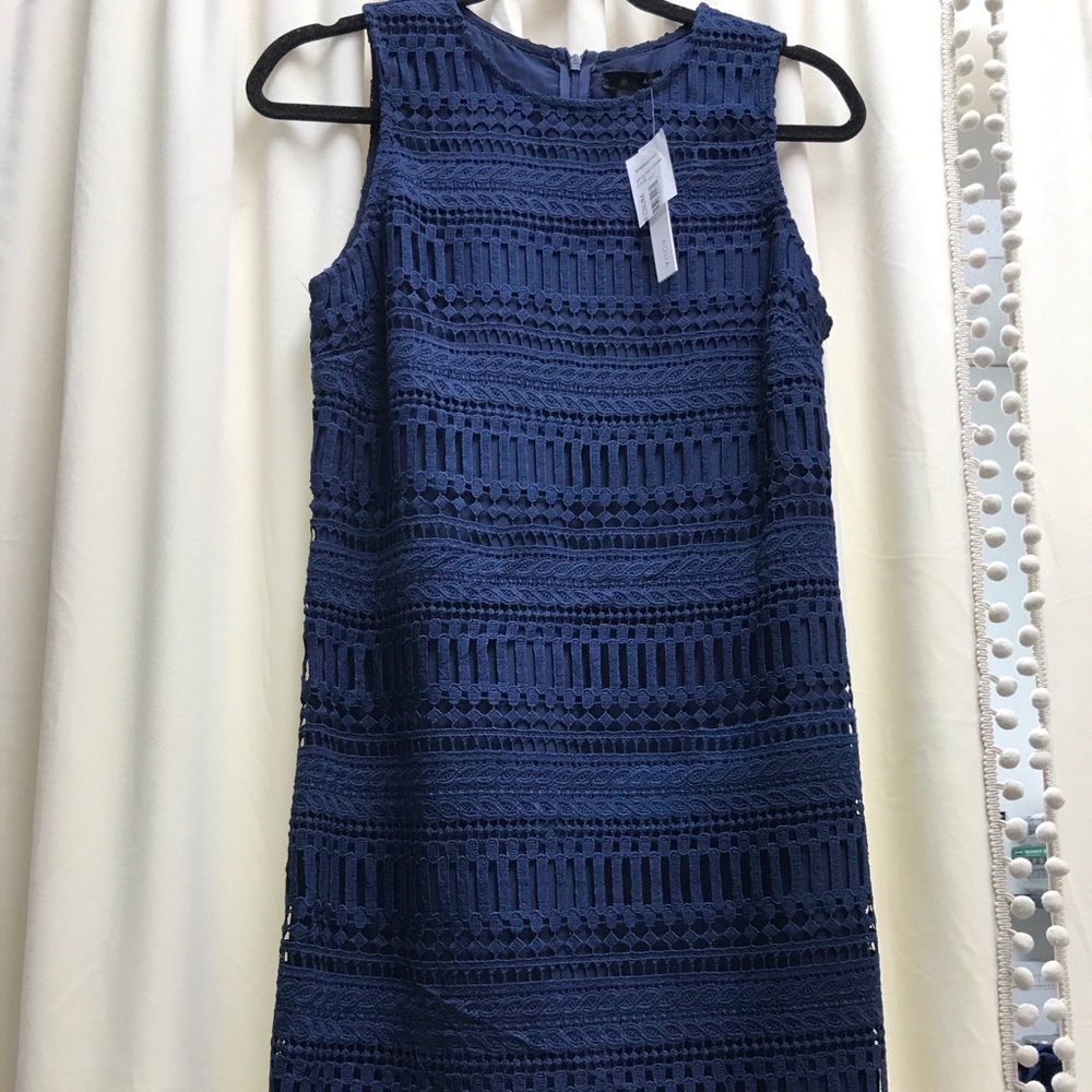 Aqua crochet dress